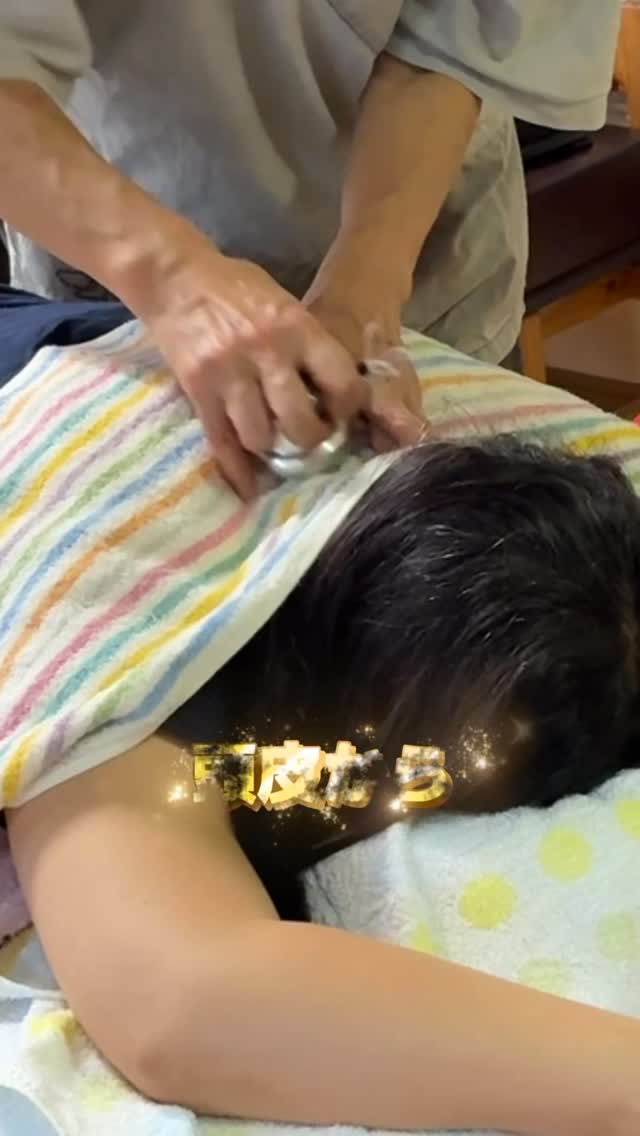 肩こりでご来店されたお客様😊